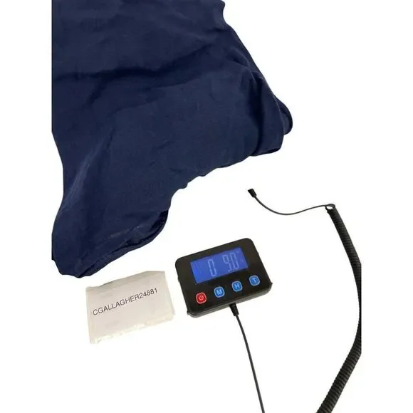 Zara Womens Oversized Linen Shirt Top XL Ink Blue Button Up 4043/057 NWT